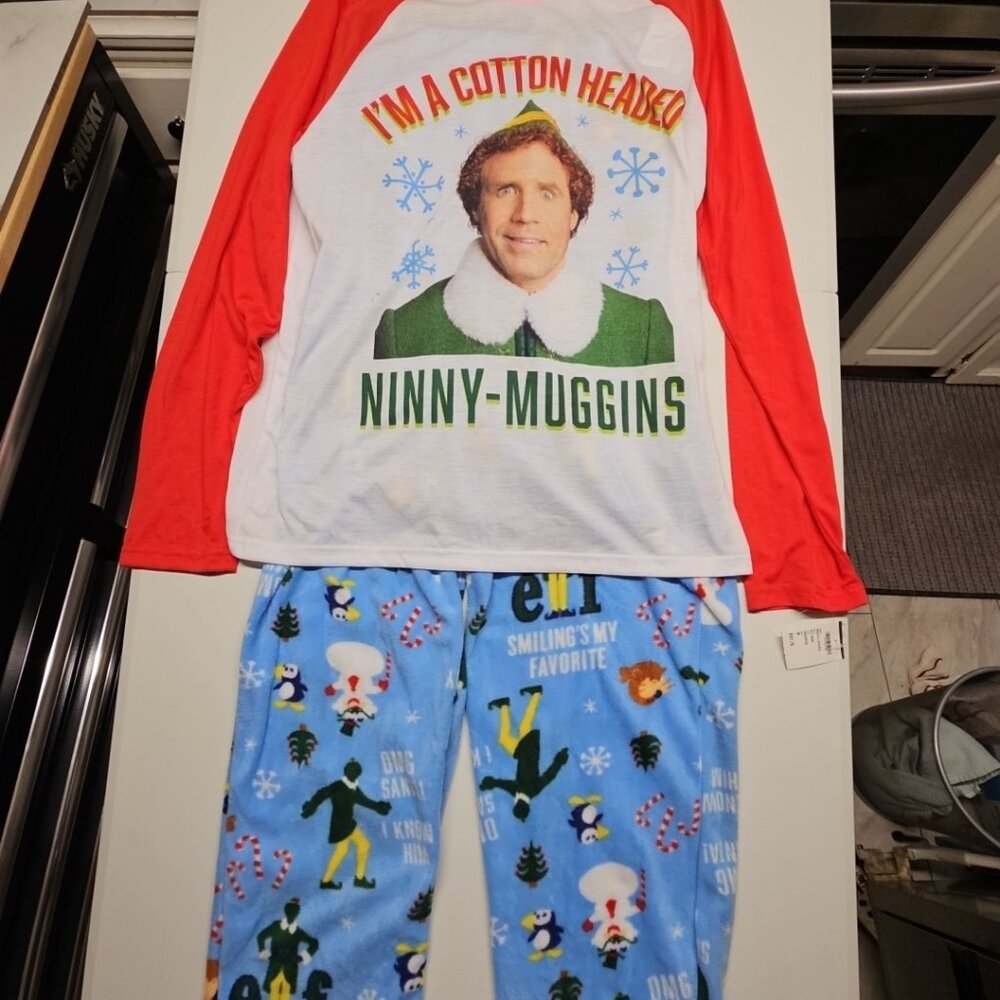 Elf Pajamas Set, Elf Pajamas, Elf Movie Pyjamas, Elf